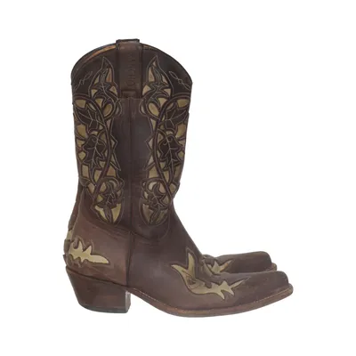 Bottes de cow-boy (Marron, Beige) de Sancho Boots Cuir