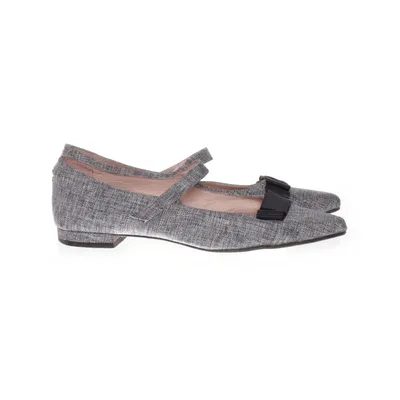 Ballet flats (Gray, Blue) from Spanish Bailarinas Leather