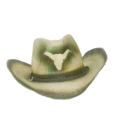 Cowboyhat (Grøn, Beige)