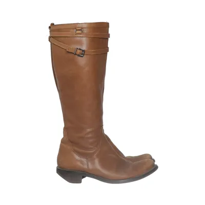 Støvler (Beige, Sort) Læder