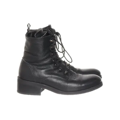 Laced boots (Black) from Nubikk Leather