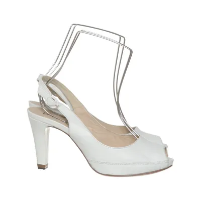 High heel sandals (White) from Unisa Leather