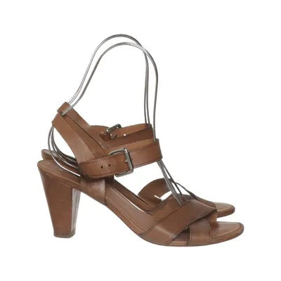 High heel sandals (Brown) from Angela C Leather