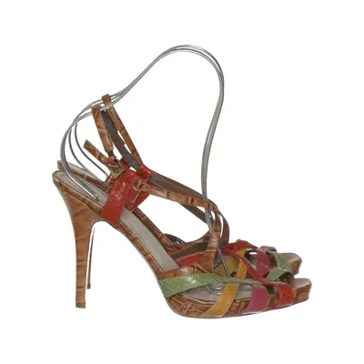 Højhælede sandaler (Jewellite) fra Nine West Læder