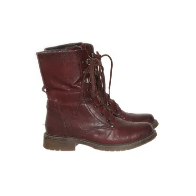Laced boots (Red) from Savita