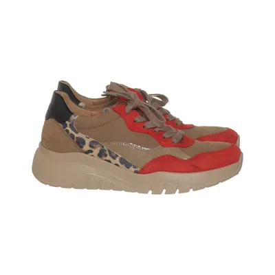 Sneakers (Beige, Rød, Brun) fra Gabor