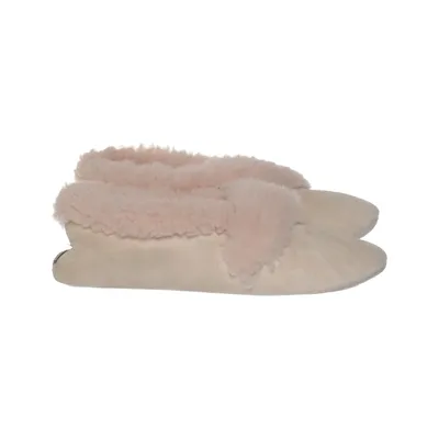 Chaussons (Beige) de Shepherd Cuir, Laine
