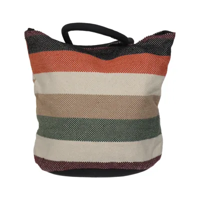 Canvas bag (Black, Multicolored) from OVS Acrylic, Nylon, Polyester, Viscose, Wool