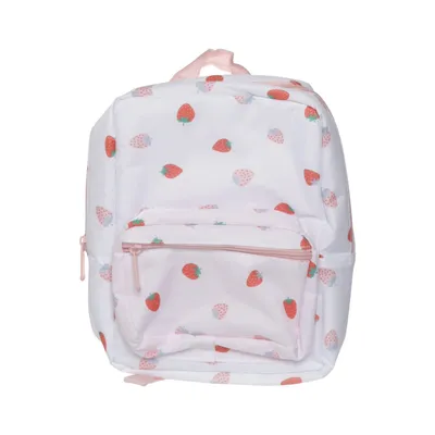 Backpack (White, Pink, Red)