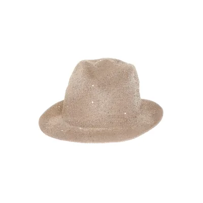 Solhatt (Brun, Guldfärgad) Bomull, Polyester