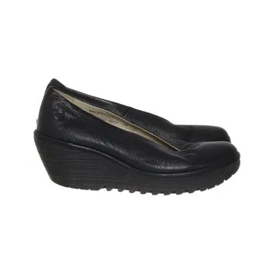 Chaussure compensées (Noir) de Fly London Cuir