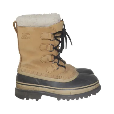 Laced boots (Caribou) from Sorel Faux fur, Leather