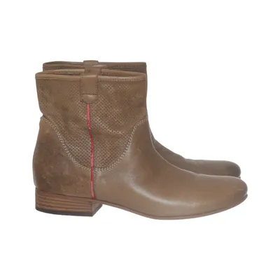 Ankle boots (Beige) from Vic Leather