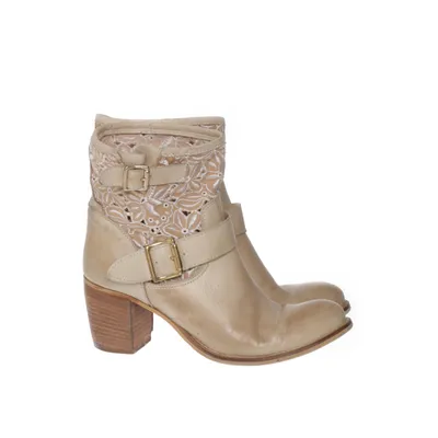 VERA GOMMA 本革 ブーツ （USED） Vera Gomma Boots Made In Italy Brown Leather 40 | eBay