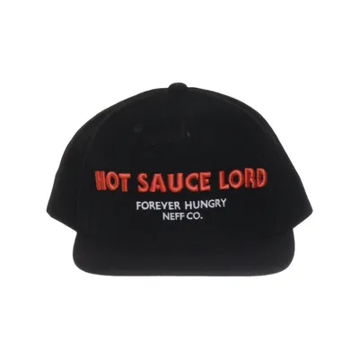 Baseball cap (Black, Red) from Neff Acrylic, Wool