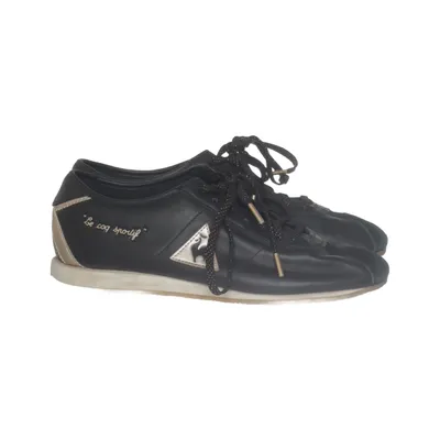 Trainingsschoenen (Zwart, Goud) van Le Coq Sportif Leer