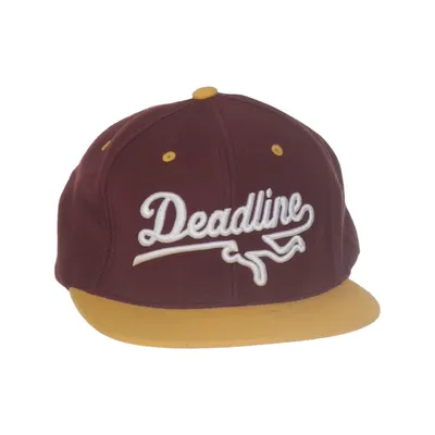 Baseball cap (Red, Yellow) from Deadline Acrylic, Wool