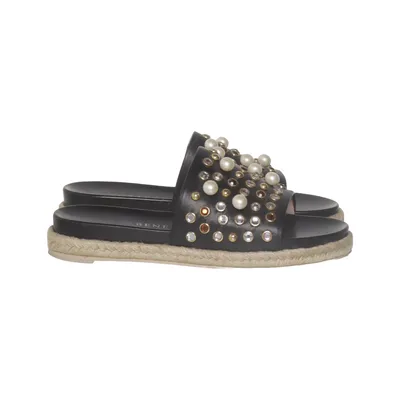 Espadrilles (Zwart, Meerkleurig) van Notabene Leer