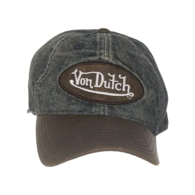 Truckerkeps (Blå, Brun) från Von Dutch Bomull, Polyester, Polyuretan