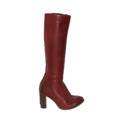 Boots (Red) from Bianco Footwear Leather