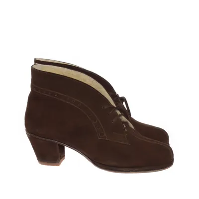 Heeled boots (Brown) from Topy