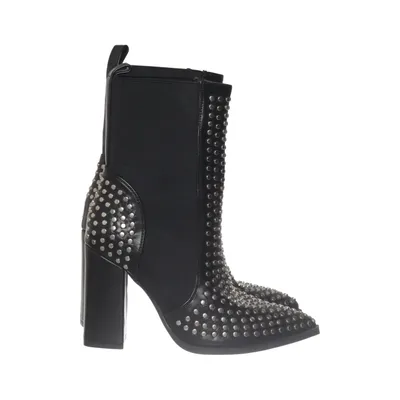 Bottes à talons (Noir) de Givana Cuir