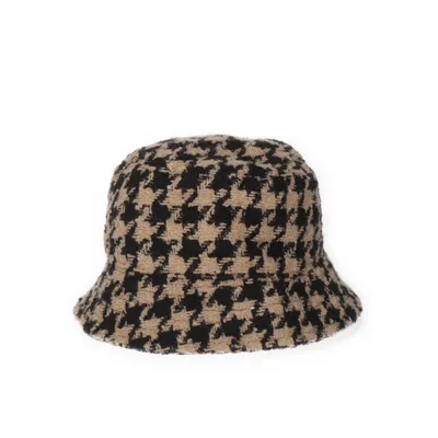 Buckethatt (Svart, Beige) från H&M Akryl, Polyester, Ull