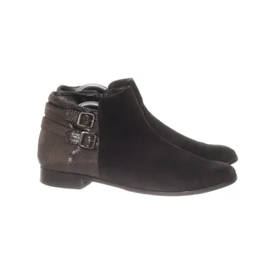 Ankle boots (Black) from Eram Suede