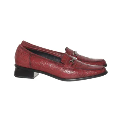 Loafers (Red) from Merete Fonnesberg Leather