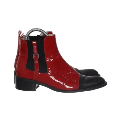 Chelsea boots (Rød, Sort) fra Rotelli Læder