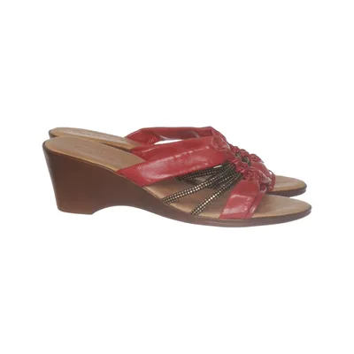 Wedges (Red) from Hecho en España Leather