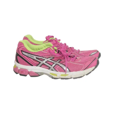 Running shoes (Pink, Green, Silver) from Asics