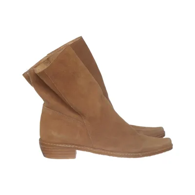 Ankle boots (Brown) from Alba Moda Leather