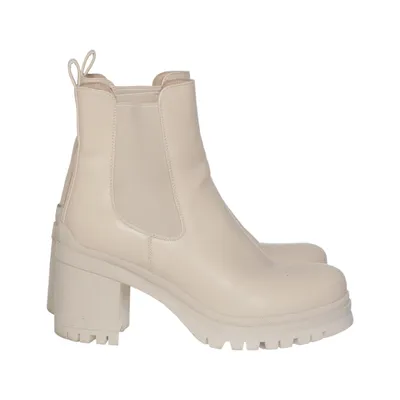 Chelsea boots (Beige) from Lucky Shoes