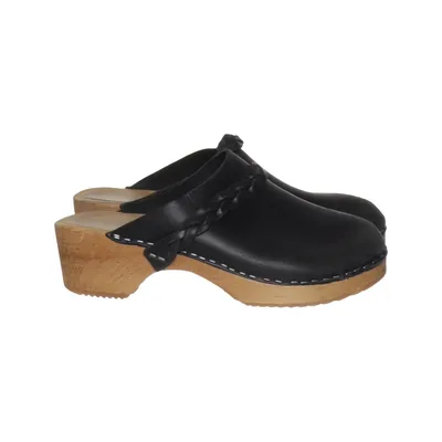 Clogs (Black) from Monki x Moheda Leather