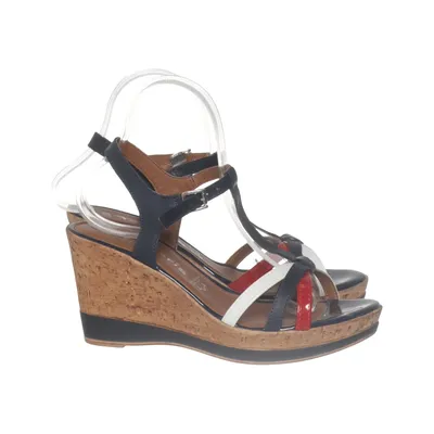 Chaussure compensées (Bleu, Multicolore) de Tamaris Cuir
