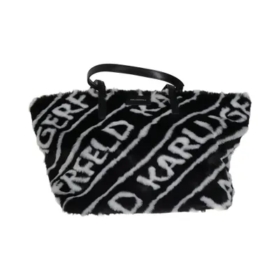 Handbag (Black, White) from Karl Lagerfeld
