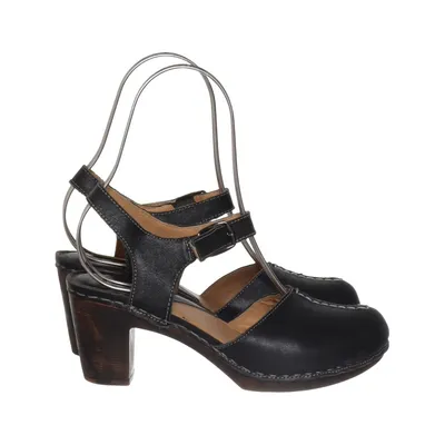 Clogs (Black) from Wildflower Leather