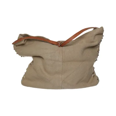 Shoulder-bag (Beige) from Patrizia Pepe Leather, Linen, Polyester