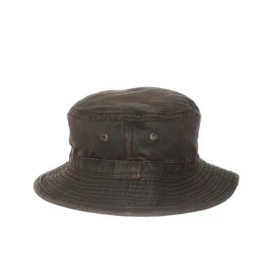 Buckethatt (Brun) från Stetson Bomull, Polyester