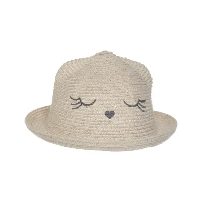 Chapeau de soleil (Beige) Fibre métallique, Polyester