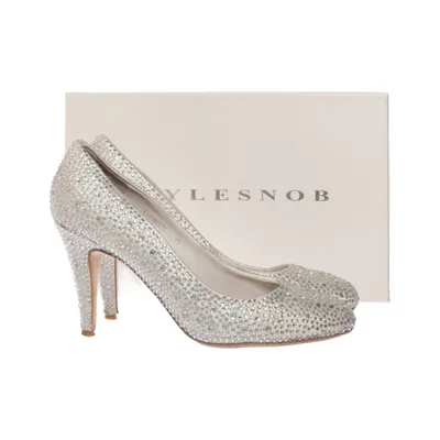 Pumps (Silver) from Stylesnob Leather