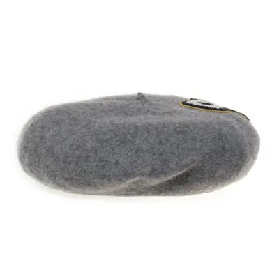 Beret (Grå) fra Monki Polyamid, Uld