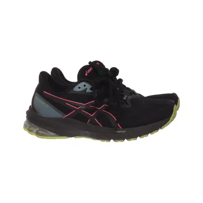 Running shoes (Black, Pink, Green) from Asics