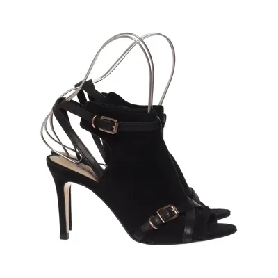 High heel sandals (Black) from San Marina Leather