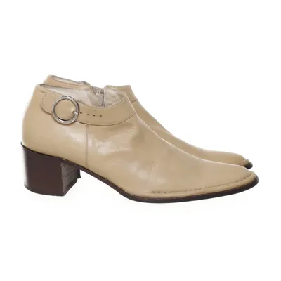 Heeled boots (Beige) from Alberto Fermani Leather