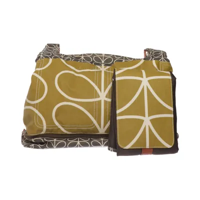 Schoudertas (Groen, Bruin) van Orla Kiely Katoen, Leer, Nylon