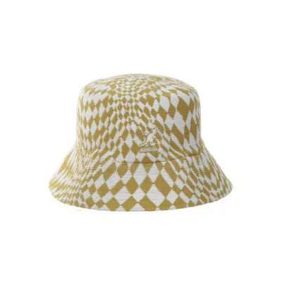 Bucket hat (Geel, Wit) van Kangol Acryl, Nylon, Polyester