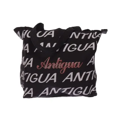 Stofpose (Sort, Hvid, Pink) fra Antigua