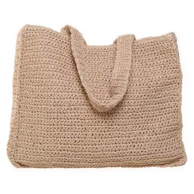 Strandtaske (Beige) fra Dobber